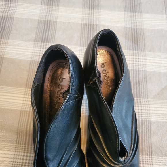 Leather 4 1/2 inch heels - Picture 7 of 9